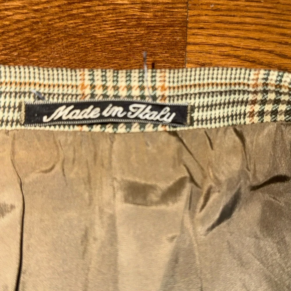 Valentino. Men’s Wool Checked Blazer. 42L.